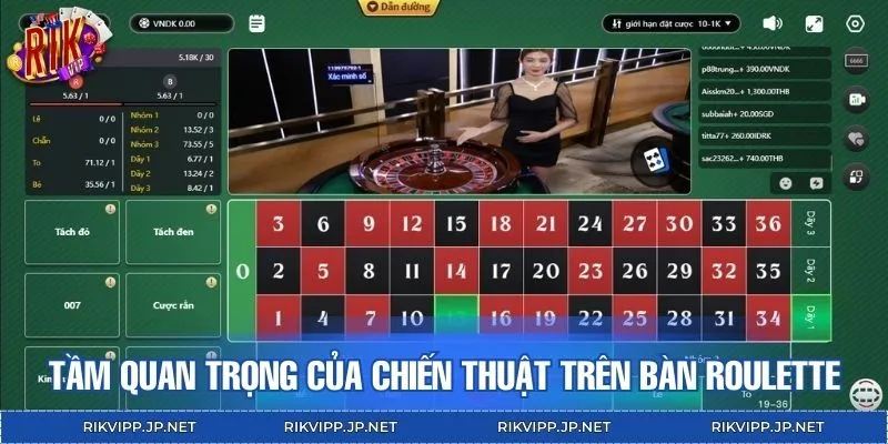 Chiến thuật chơi Roulette mang đến nhiều lợi ích